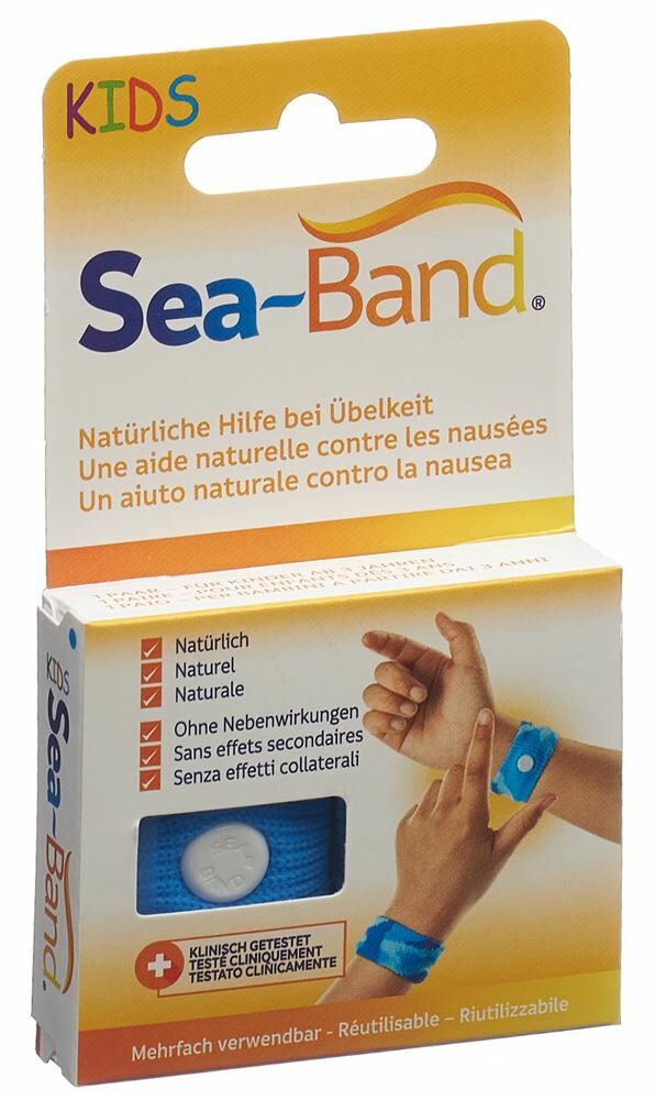Sea-Band Banda di agopressione per bambini blu 1 paio