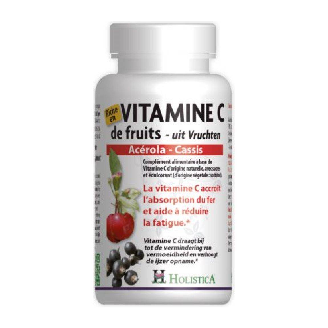 Holistica Vitamina C Acerola Cassis Compresse 60 pezzi