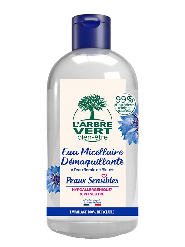 L'ARBRE VERT Acqua micellare pelle sensibile FR 500ml