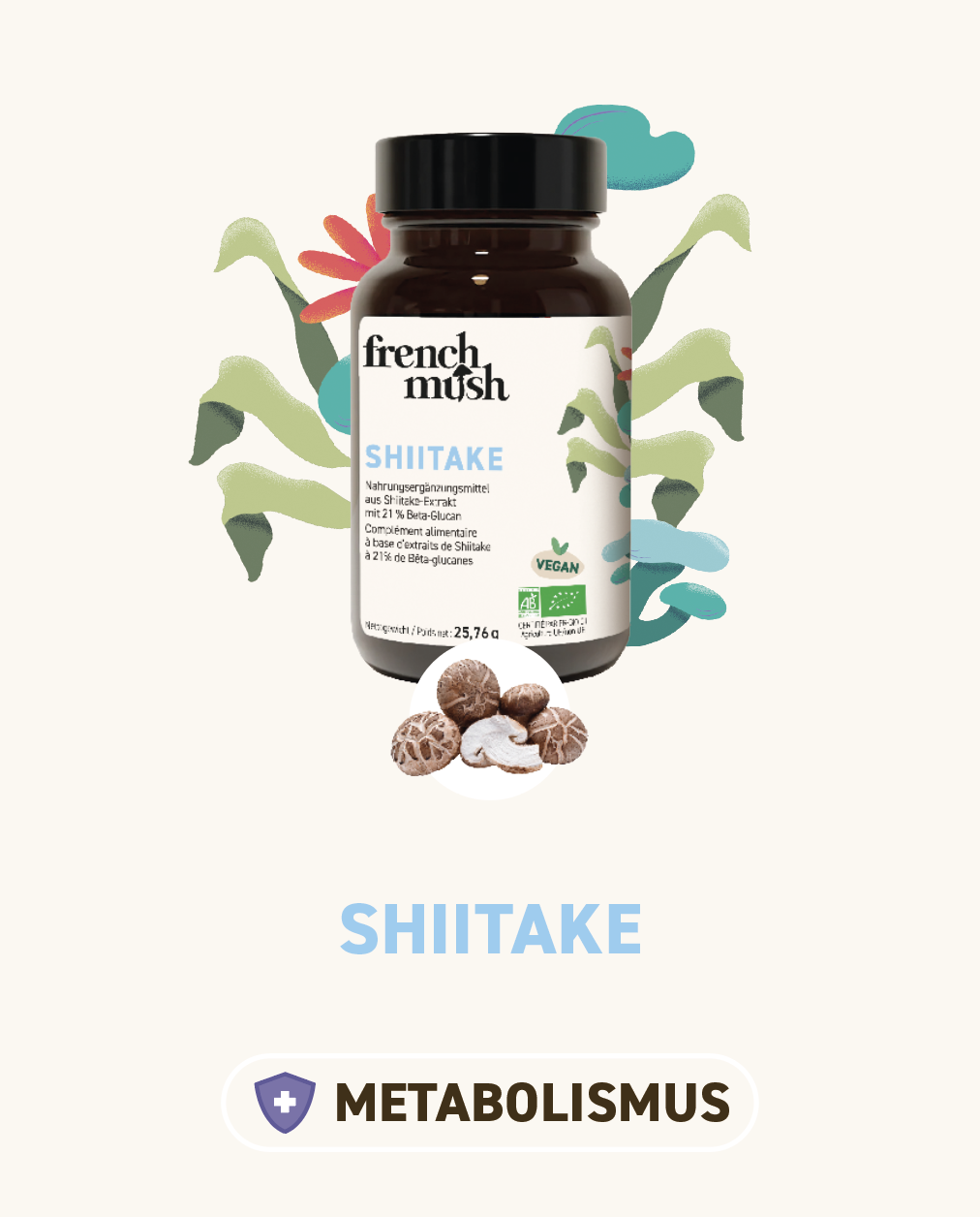 Capsule di shiitake French Mush 56 pezzi