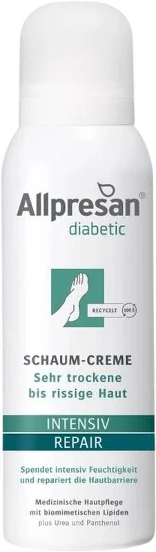 ALLPRESAN crema schiuma diabetica riparazione intensiva 125ml