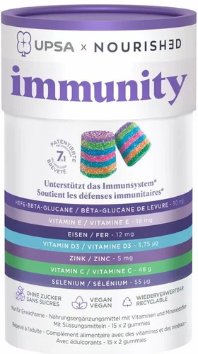 UPSA X NOURISHED Immunity Gummies Scatola 30 pezzi
