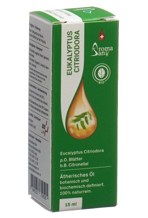 Aromasan Eucalyptus citriodora etere/olio in confezione bio 15ml