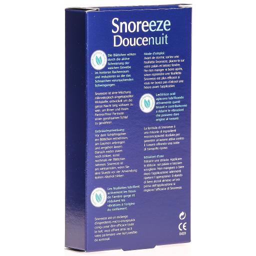 SNOREEZE doucenuit fogli antirussamento 14 pezzi