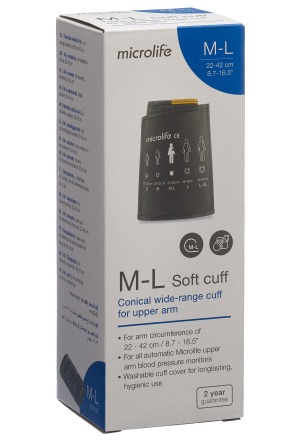 Microlife Soft bracciale superiore del braccio M-L 22-42cm antracite