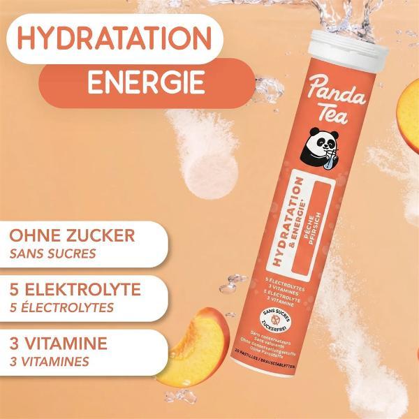 Panda Tea Idratazione compresse effervescenti alla pesca 20 pezzi