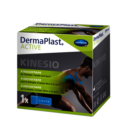 DermaPlast® Active Kinesiotape 5cmx5m blu