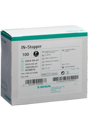 B. BRAUN Instopfen Luer Lock giallo 100 pezzi