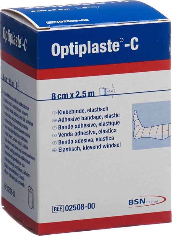 Bendaggio compressivo OPTIPLASTE-C 2,5mx8cm