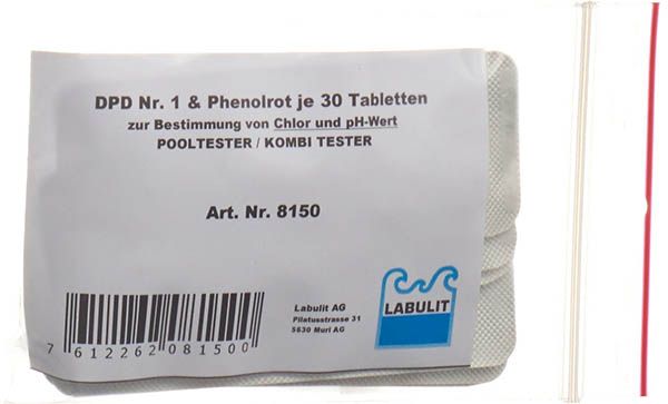 LABULIT Pool Tester ricarica (30chlor+30PH) 60 pezzi