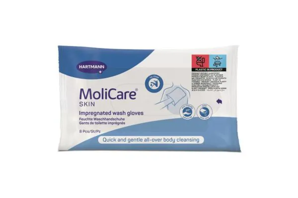 MoliCare Guanti per il lavaggio della pelle Btl 8 pezzi