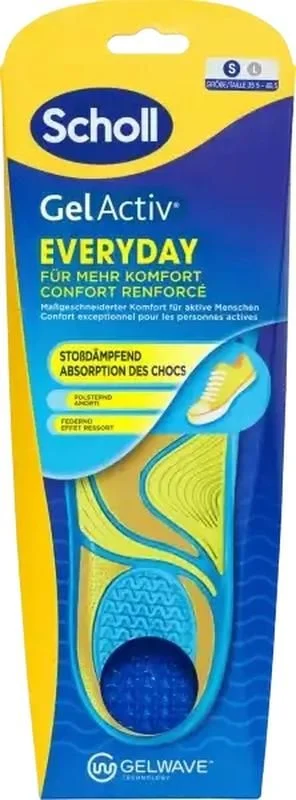 Scholl GelActiv Trainer Inlay S GelWave 1 paio