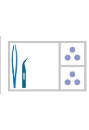 Set per la rimozione delle suture MediSet con coltello per suture