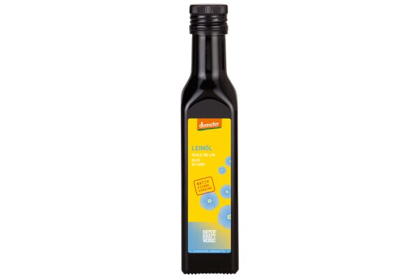 NaturKraftWerke olio di semi di lino nativo Demeter 250ml