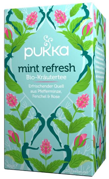 Pukka Tè rinfrescante alla menta biologico Btl 20 pezzi