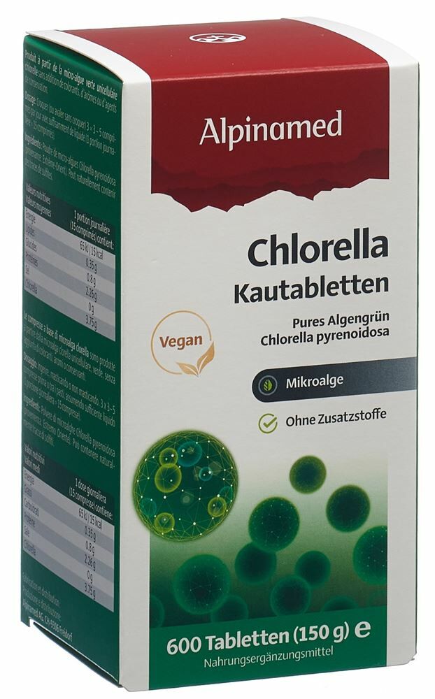 ALPINAMED Clorella Compresse 250mg 600 pezzi