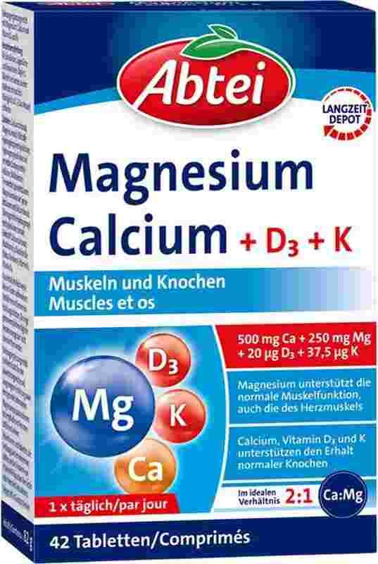 ABTEI Magnesio+Calcio+D3+K Compresse Blist 42 pezzi