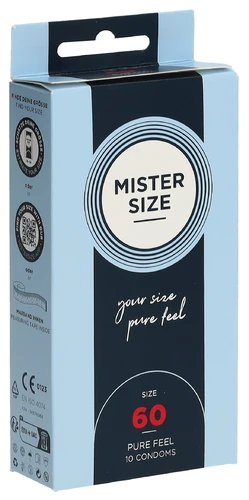 MISTER SIZE 60 - Preservativi, confezione da 10 pezzi