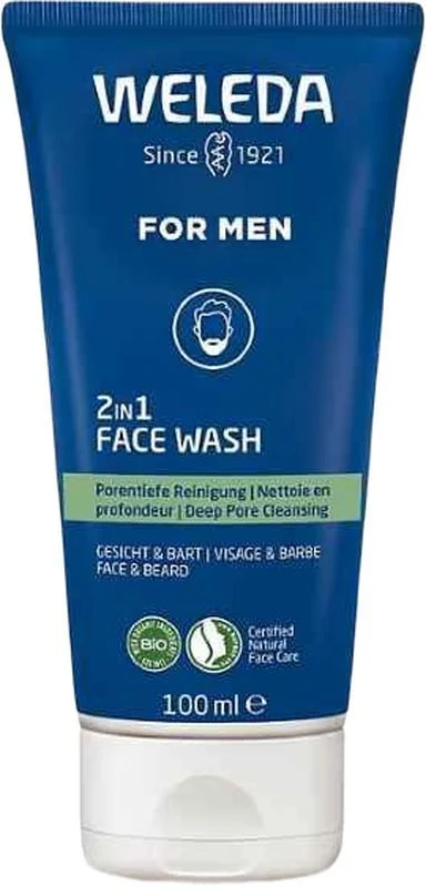 WELEDA FOR MEN Lavaggio viso 2in1 Tb 100ml