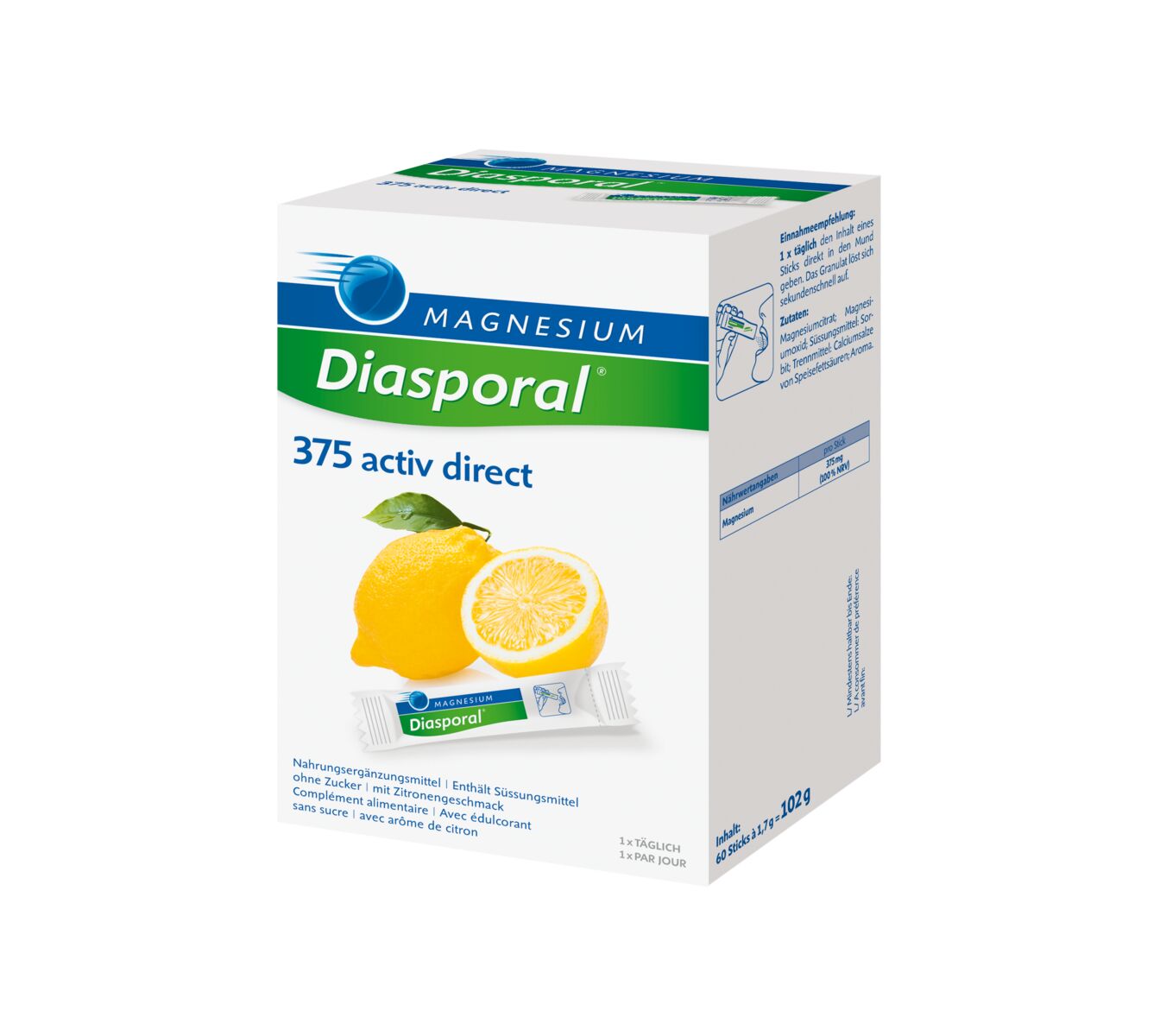 MAGNESIO DIASPORALE Activ Direct lemon 60 pezzi