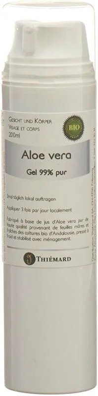 Thiémard Aloevera Gel 99 % puro pelle biologica 200ml
