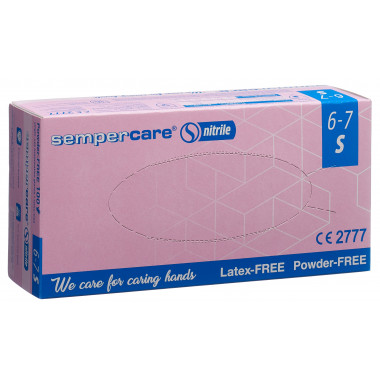 Sempercare Handschuhe Nitril S puderfrei unsteril 100 Stück