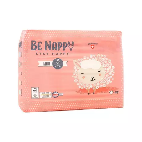 Pannolini BE NAPPY taglia 3 4-9kg midi 44 pezzi