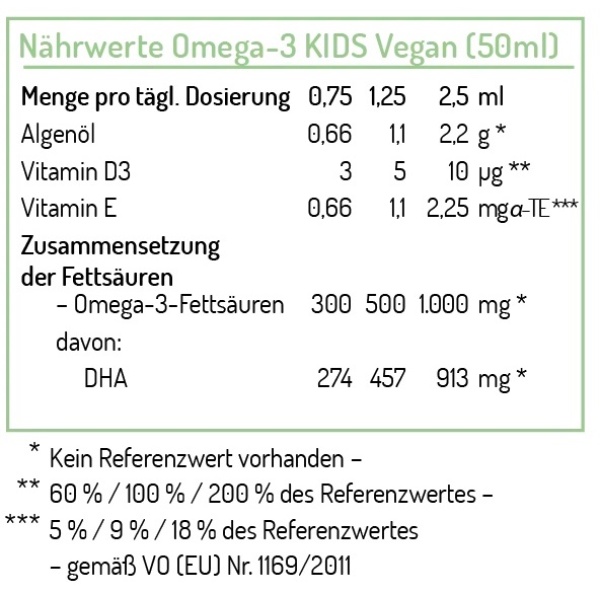 NORSAN Omega-3 ALGA Olio vegano flacone 50ml