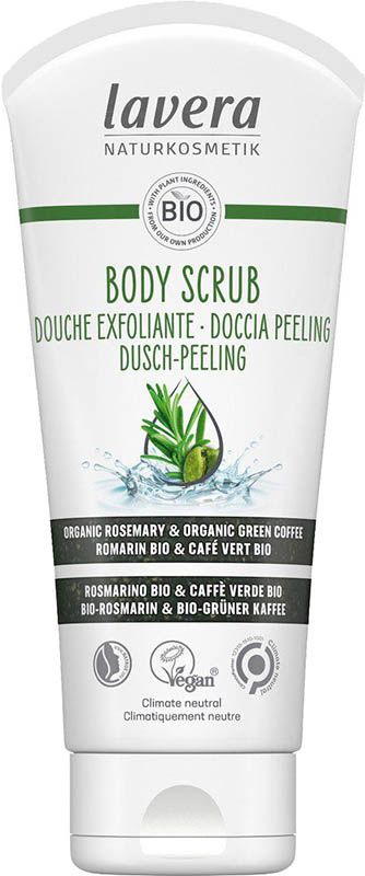 LAVERA Doccia Scrub al rosmarino biologico e al tè verde biologico 200ml