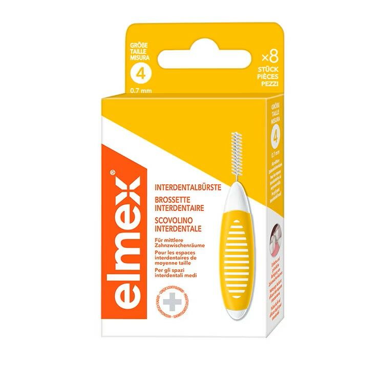 ELMEX scovolini interdentali 0,7 mm giallo 8 pezzi