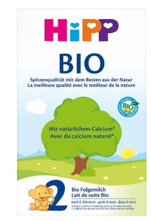 HIPP Latte di proseguimento biologico 2 600g