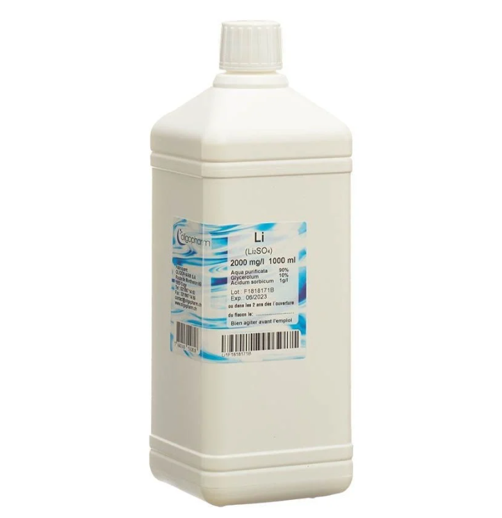 OLIGOPHARM Soluzione di litio 2000 mg/l 1000ml
