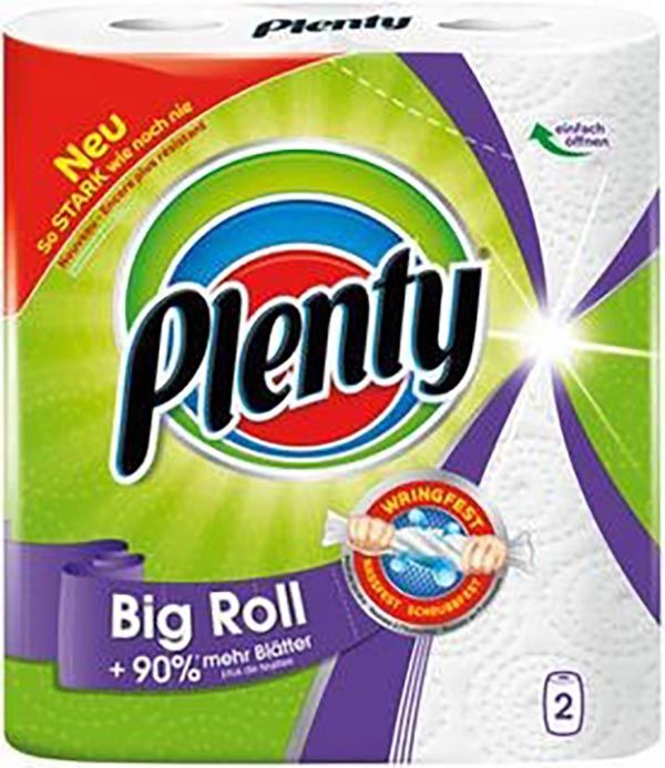 Plenty salviette per la casa eXtra Long 86 fogli 2 pezzi
