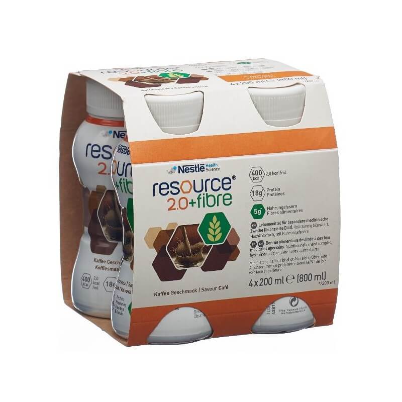 Resource 2.0 Fibre Café 4 x 200 ml