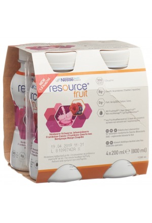 Frutta di Risorsa Lampone-Ribes nero 4 fl 200ml