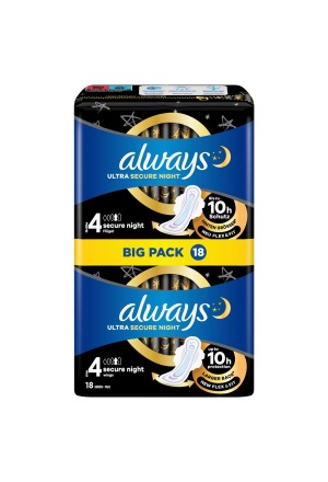 ALWAYS Ultra Bandage Secure Night BigP 18 pz.