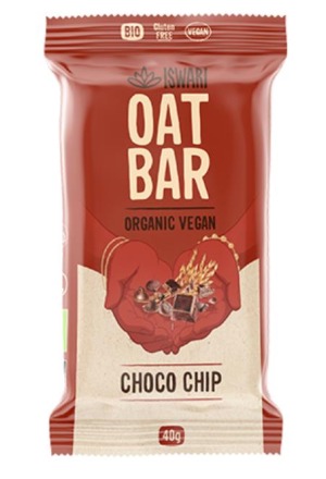 ISWARI Barretta d'Avena Choco Chip BIO Btl 40g