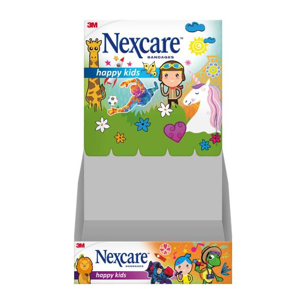 3M Nexcare cerotti da esposizione per bambini Happy Kids Monsters 12 pezzi