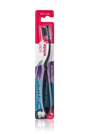 EDEL+WHITE Spazzolino CleanCurl Curvo