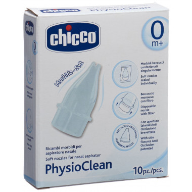 Ricambi Physioclean Chicco per lo scaccia muco nasale 0m+