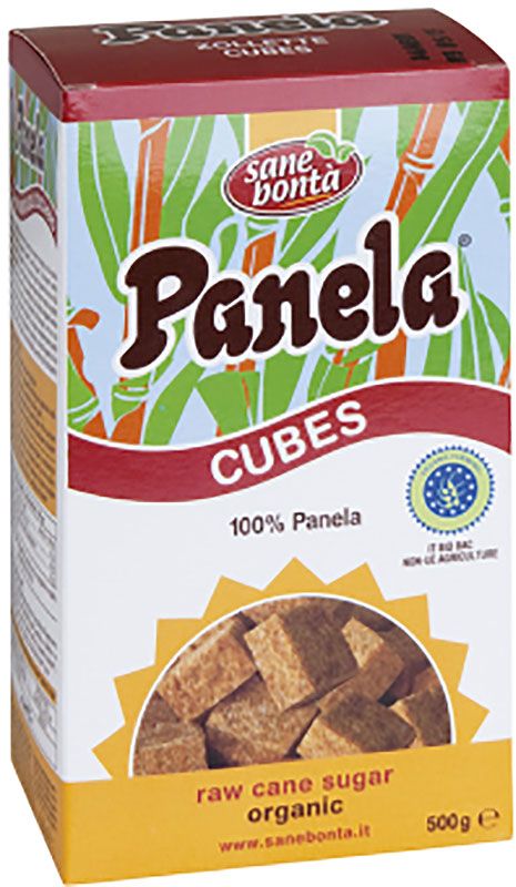 PANELA zucchero di canna integrale in cubetti bio cartone 500g