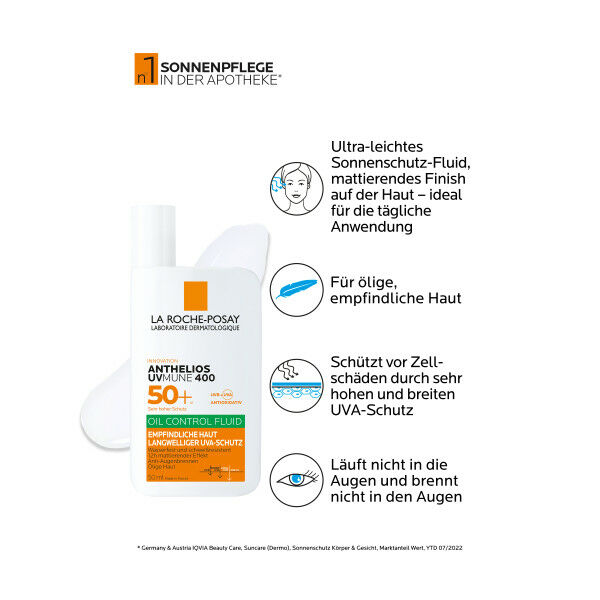 La Roche-Posay Anthelios Olio Fluido Cont SPF50+ 50ml
