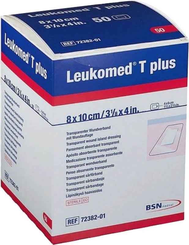 LEUKOMED T plus medicazione trasparente per ferite 8x10cm 50 pezzi