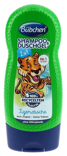 BÜBCHEN Bambini 2 in 1 bottiglia per il lavaggio delle tigri 230ml