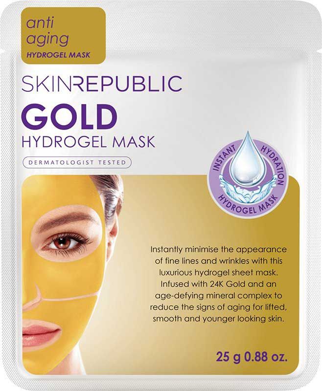 SKINREPUBLIC Maschera viso idrogel oro 25g