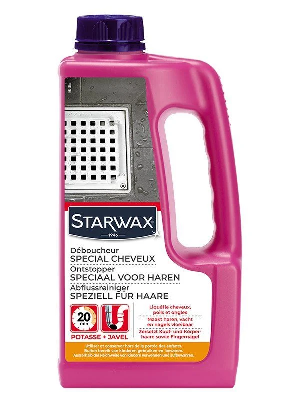 Starwax Abflussreiniger Haare Fl 1lt