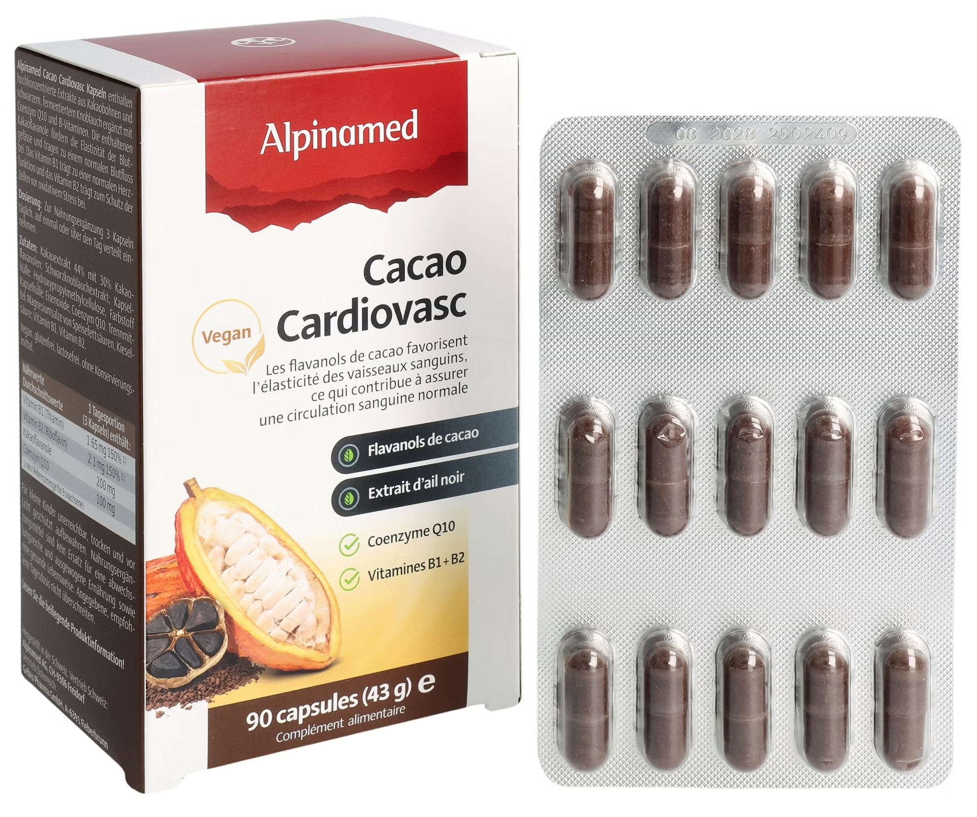 ALPINAMED Cardiovasc Cacao Capsule 90 Capsule