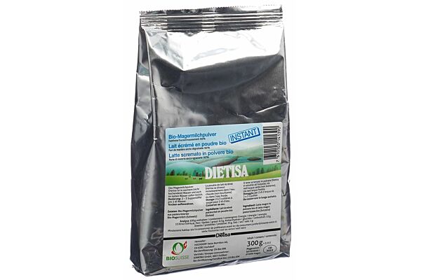 Latte scremato in polvere Dietisa istantaneo biologico Btl 300g
