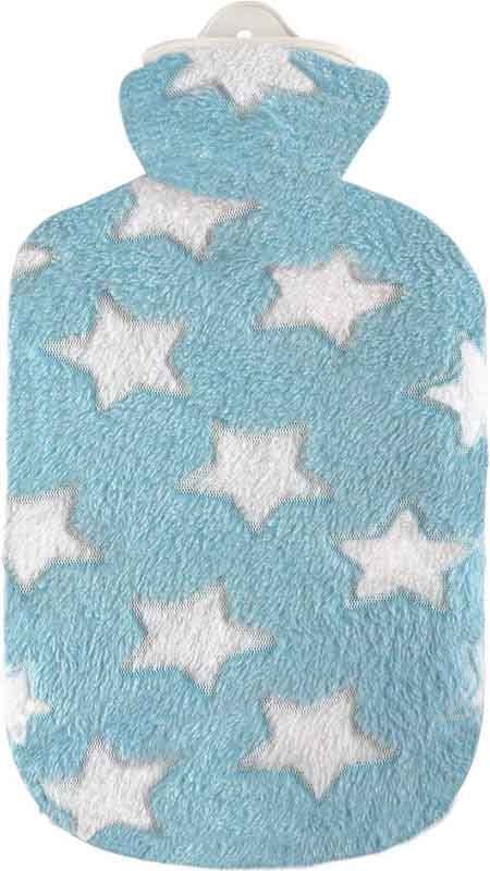 SÖNGER borsa dell'acqua calda in peluche 2l stelle blu