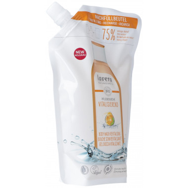 Lavera Care Doccia Vitalizzante Arancia e Menta Bio Ricarica Btl 500 ml